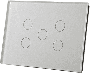 Glass Touch Switch 5 Channel