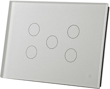 Glass Touch Switch 5 Channel